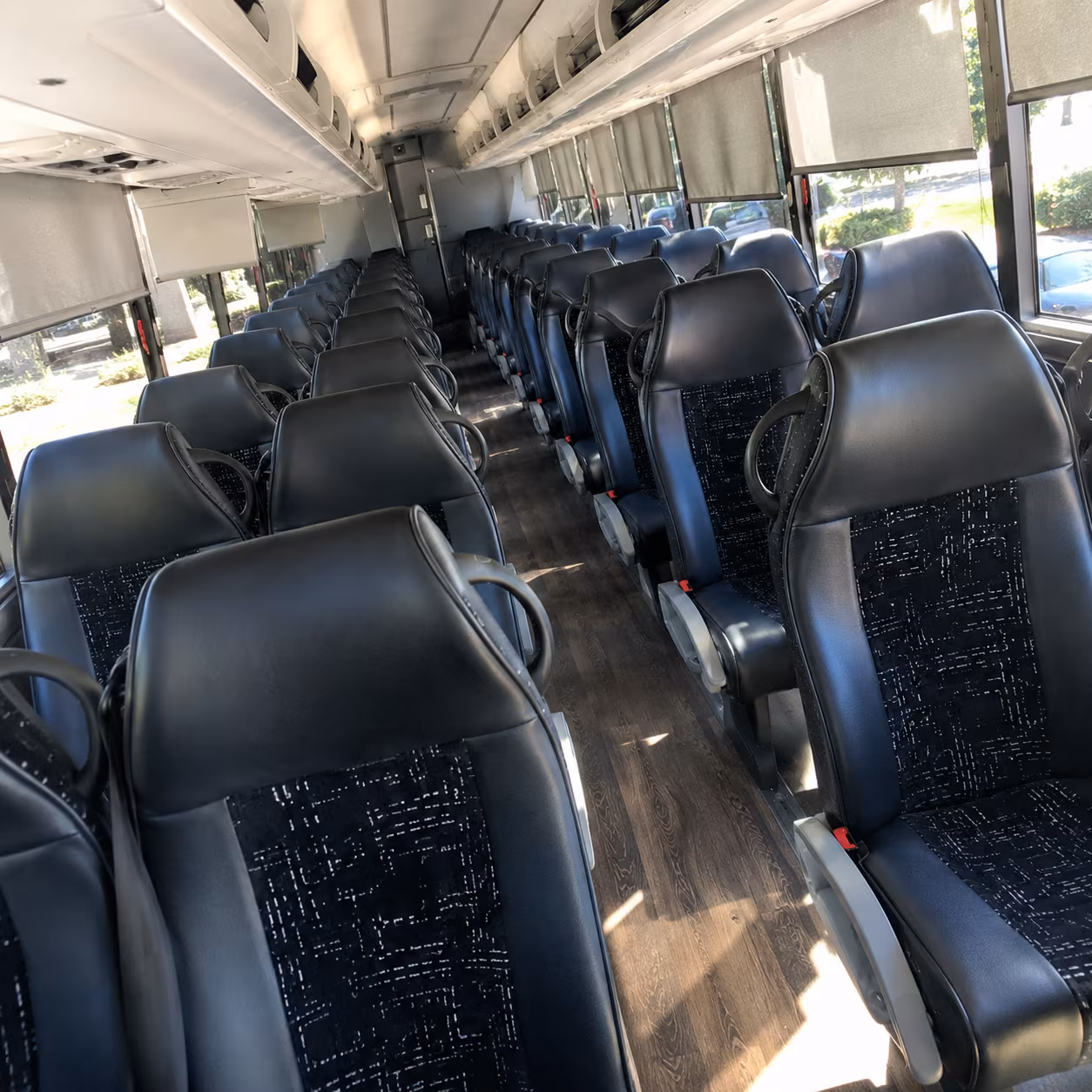 richmond charter bus inside